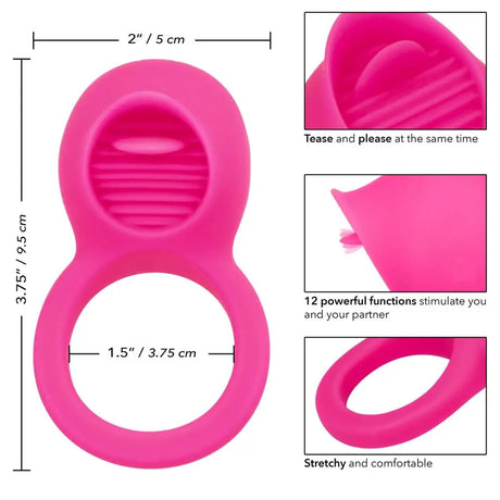 Rechargeable Teasing Tongue Enhancer Cock Ring - Save 30% - Fast Shipping - Sale United Kingdom Stoke-on-trent