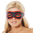 Red and Black Leather Mask - Save 30% - and - Fast Shipping - Sale United Kingdom Stoke-on-trent