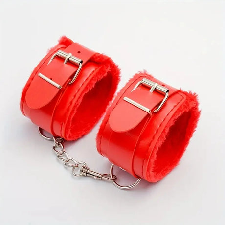 Red Ankle Cuffs Only - Adjustable