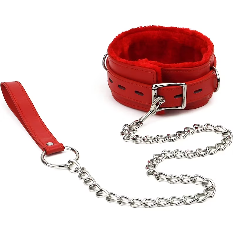 Red Collar and Lead Only - Adjustable