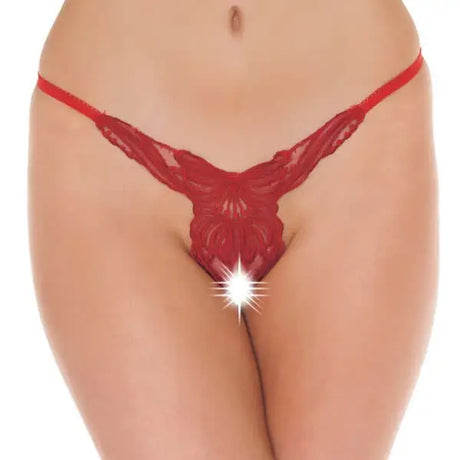 Red Crotchless Gstring - Save 25% - Gstring - Fast Shipping - Sale United Kingdom Stoke-on-trent