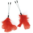 Red Feather Nipple Clamps - Save 25% - Fast Shipping - Sale United Kingdom Stoke-on-trent