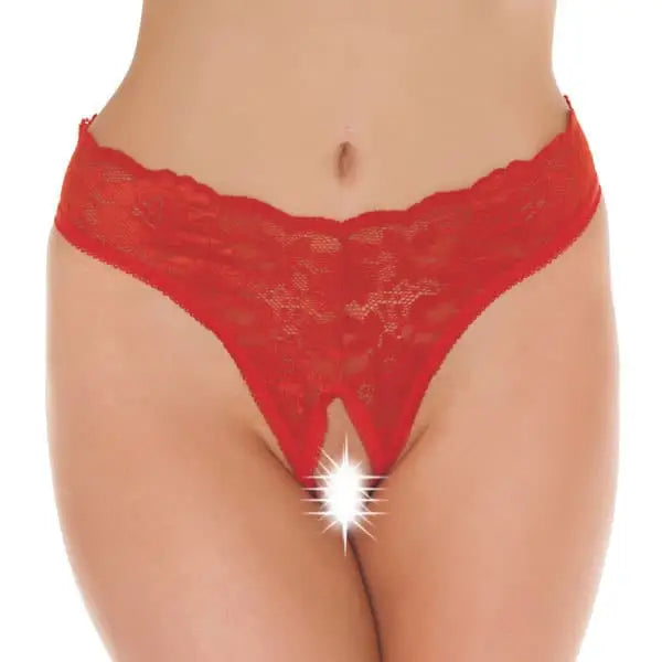 Red Lace Open Crotch Gstring - Save 30% - Gstring - Fast Shipping - Sale United Kingdom Stoke-on-trent