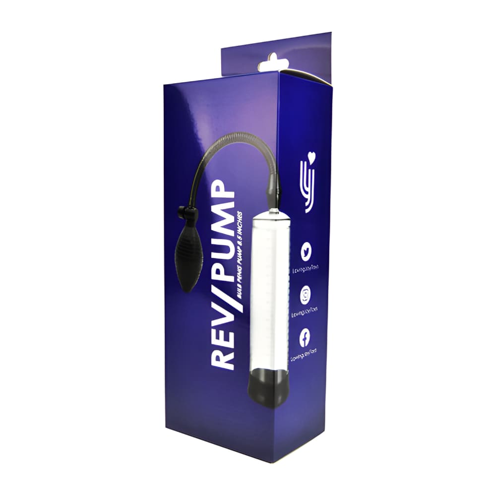 Rev-pump Bulb Penis Pump 8.5 Inches - Male Sex Toys - Save 20% - Sale