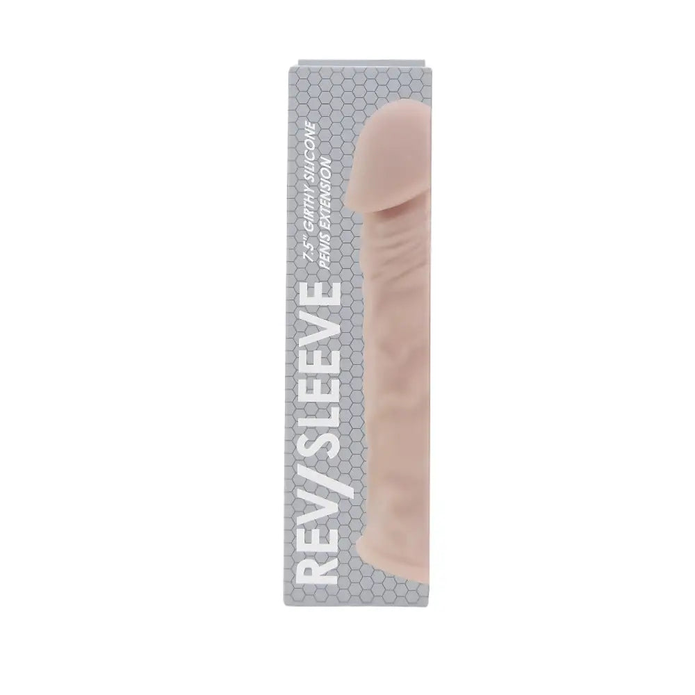 Rev Sleeves 7.5 Inch Girthy Realistic Silicone Penis Extension Sleeve Cock and Extenders United Kingdom Stoke on Trent
