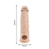 Rev Sleeves 7.5 Inch Girthy Realistic Silicone Penis Extension Sleeve Cock and Extenders United Kingdom Stoke on Trent