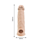 Rev-sleeves 8.5 Inch Realistic Silicone Penis Extension Sleeve - Rev-sleeves - Fast - Cock Sleeves and Extenders United Kingdom