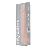 Rev-sleeves 8.5 Inch Realistic Silicone Penis Extension Sleeve - Rev-sleeves - Fast - Cock Sleeves and Extenders United Kingdom