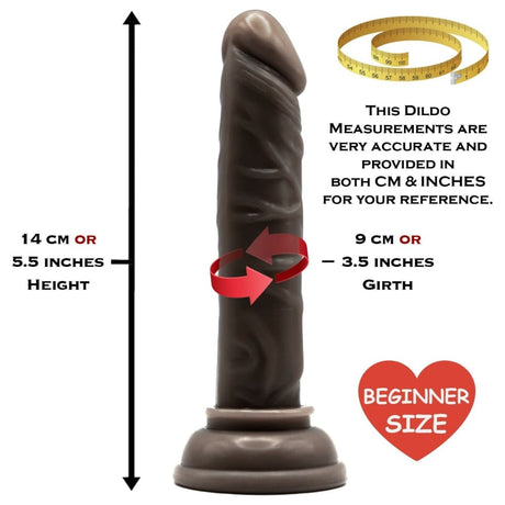 Rich Brown Slimline Backdoor Explorer Dildo 5 Inch - Sex Toys - Save 20% - Fast Shipping | Sexy