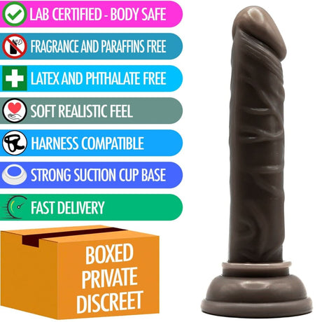 Rich Brown Slimline Backdoor Explorer Dildo 5 Inch - Sex Toys - Save 20% - Fast Shipping | Sexy