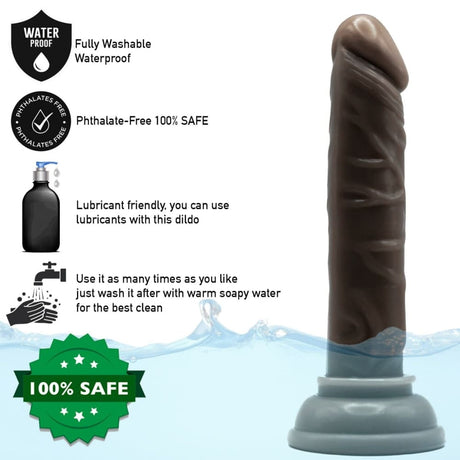Rich Brown Slimline Backdoor Explorer Dildo 5 Inch - Sex Toys - Save 20% - Fast Shipping | Sexy