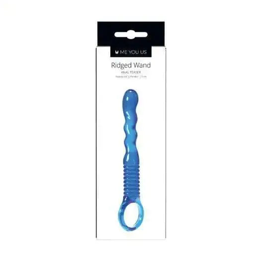 Ridged Anal Teaser Dildo Probe Sex Toy for Women Men Couples Blue Adult - Original Sexy Emporium – our Exclusive Collection United Kingdom
