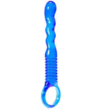 Ridged Anal Teaser Dildo Probe Sex Toy for Women Men Couples Blue Adult - Original Sexy Emporium – our Exclusive Collection United Kingdom