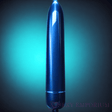 Rocks off 10 Speed Metallic Blue Bullet Vibrator - Save 25% - Uk Sex Toy