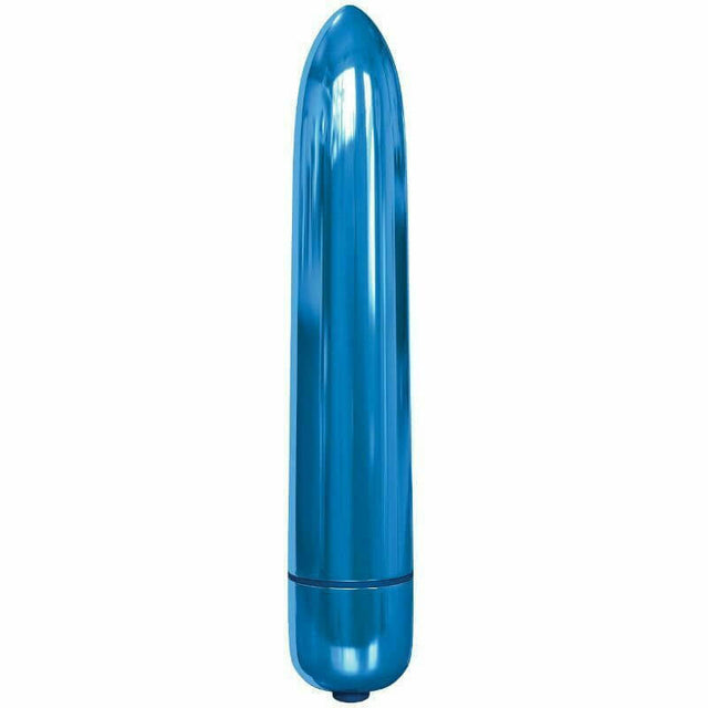 Rocks Off 10 Speed Metallic Blue Bullet Vibrator - Sexy Emporium