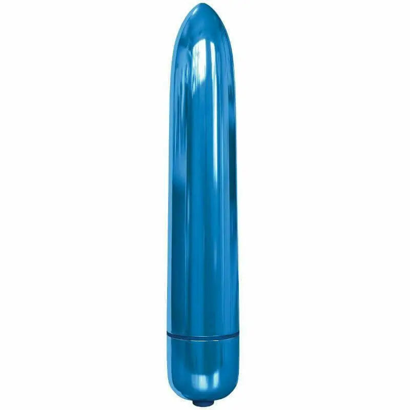 Rocks off 10 Speed Metallic Blue Bullet Vibrator - Save 25% - off - Fast Shipping - United Kingdom Stoke-on-trent