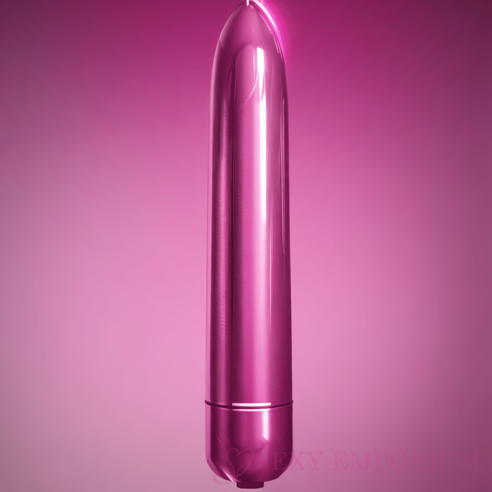 Rocks off 10 Speed Metallic Pink Bullet Vibrator - Save 25% - Uk Sex Toy