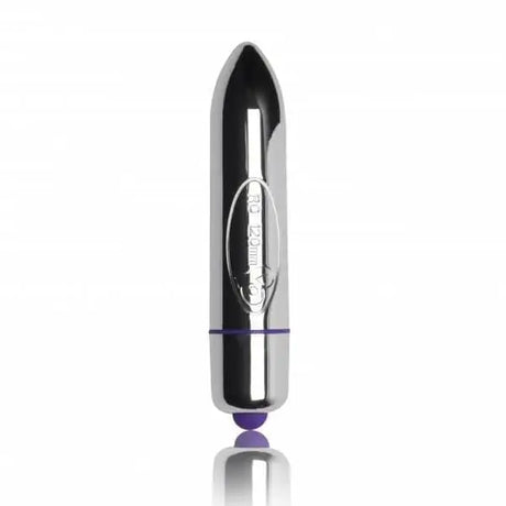 Rocks off 120mm 5 Speed Vibrator Silver - Save 15% - off 120mm - Fast Shipping - United Kingdom Stoke-on-trent