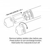 Rocks off 120mm 5 Speed Vibrator Silver - Save 15% - off 120mm - Fast Shipping - United Kingdom Stoke-on-trent
