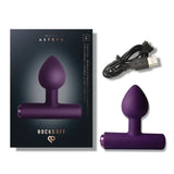 Rocks off Astryx Rechargeable Plug Purple - Save 20% - Anal Dildos United Kingdom Stoke-on-trent