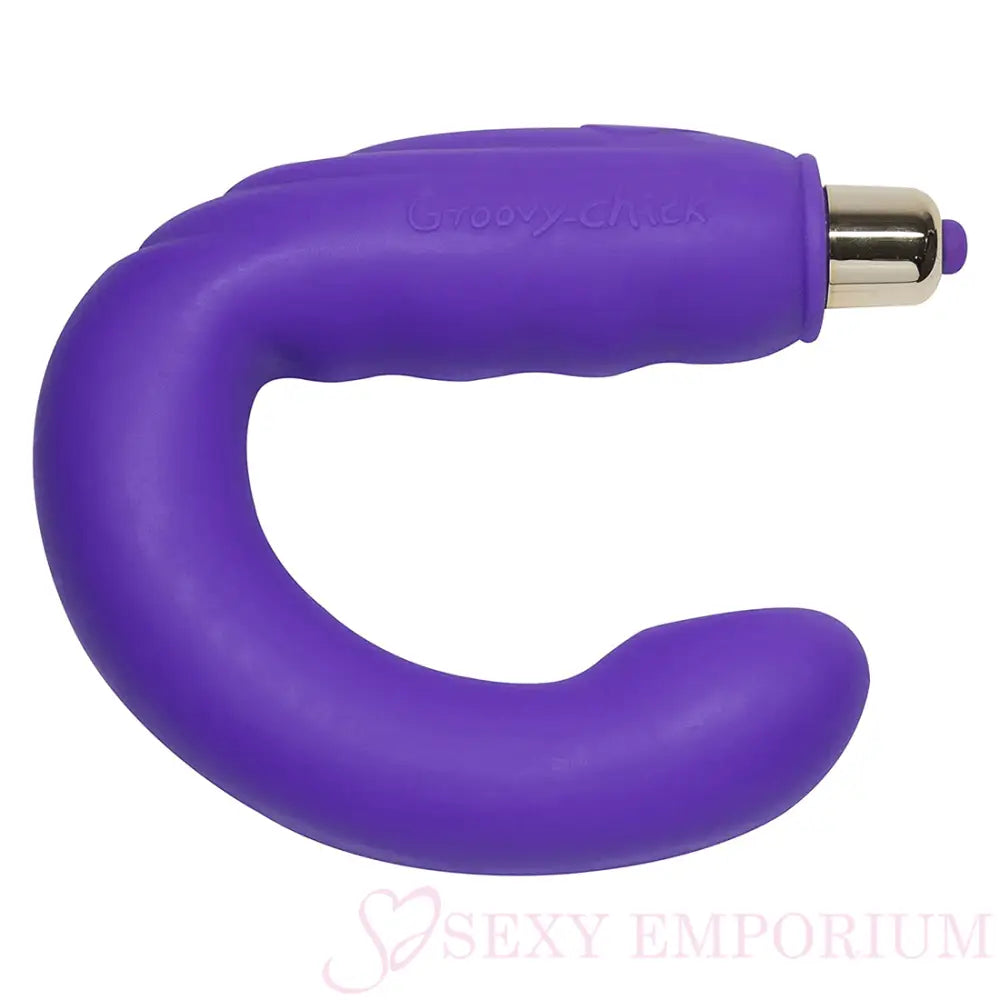 Rocks off Groovy Chick - Purple - Save 25% - off - Fast Shipping - Vibrator United Kingdom Stoke-on-trent
