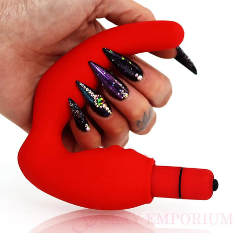 Rocks Off: Naughty Boy Red Prostate Massager - Save 30% - Fast Shipping - Anal Dildos United Kingdom Stoke-on-trent