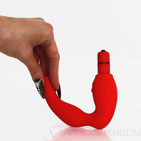 Rocks Off: Naughty Boy Red Prostate Massager - Save 30% - Fast Shipping - Anal Dildos United Kingdom Stoke-on-trent