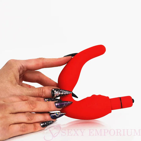 Rocks Off: Naughty Boy Red Prostate Massager - Save 30% - Fast Shipping - Anal Dildos United Kingdom Stoke-on-trent