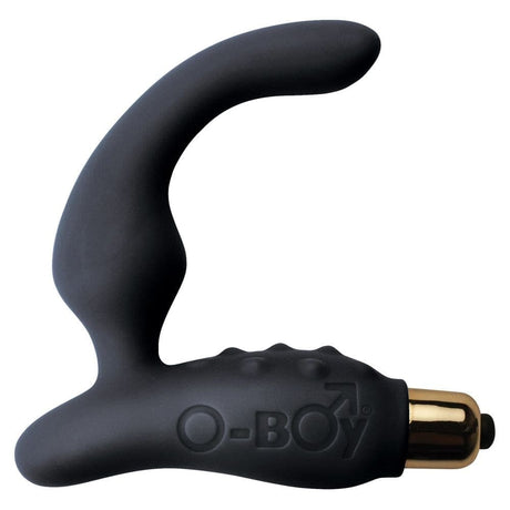 Rocks off O-boy 7 Male Prostate Massagers Black - Save 25% - Anal Dildos