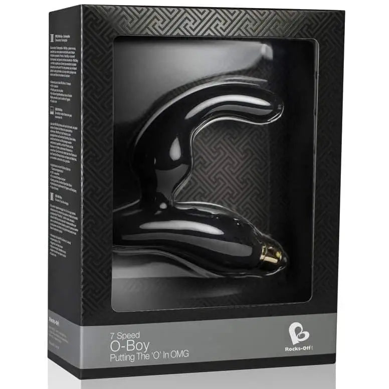 Rocks off O-boy 7 Male Prostate Massagers Black - Save 25% - off O-boy - Fast Shipping - Anal Dildos United Kingdom Stoke-on-trent