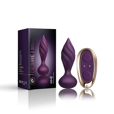 Rocks off Petite Sensations Desire Butt Plug Purple - Save 30% - off - Fast Shipping - Sale United Kingdom Stoke-on-trent