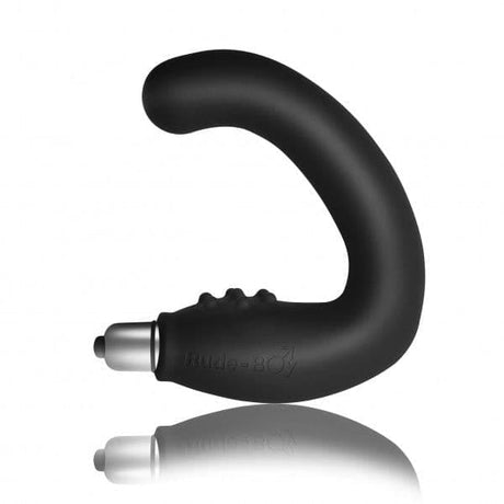 Rocks off Rude-boy 7 Male Prostate Massagers Black - Save 30% - Anal Dildos