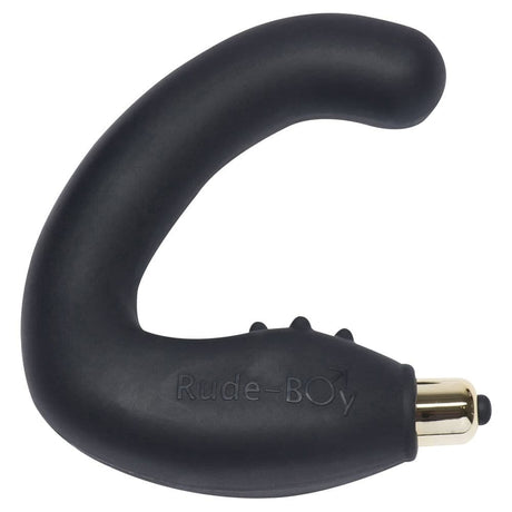 Rocks off Rude-boy 7 Male Prostate Massagers Black - Save 20% - Anal Dildos