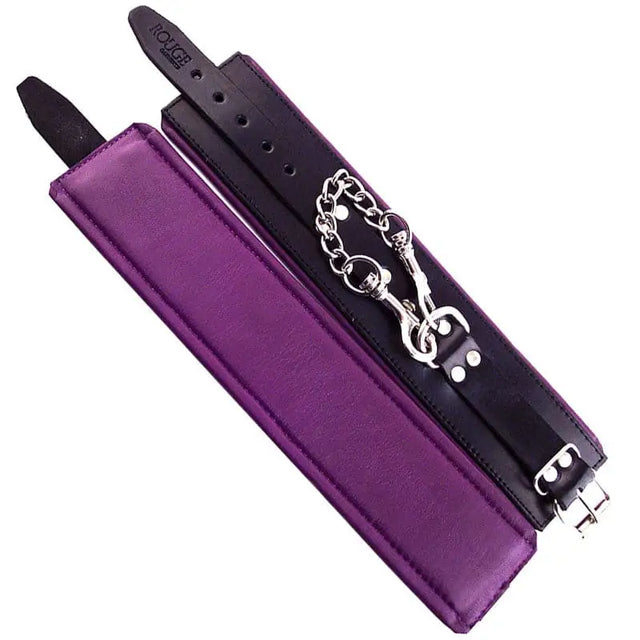 Rouge Garments Ankle Cuffs Padded Purple Trimmed - Save 30% - Fast Shipping - Sale United Kingdom Stoke-on-trent