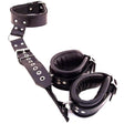 Rouge Garments Black Leather Neck to Wrist Restraints - Save 30% - Sale