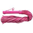 Rouge Garments Large Pink Leather Flogger - Save 25% - Fast Shipping - Sale United Kingdom Stoke-on-trent