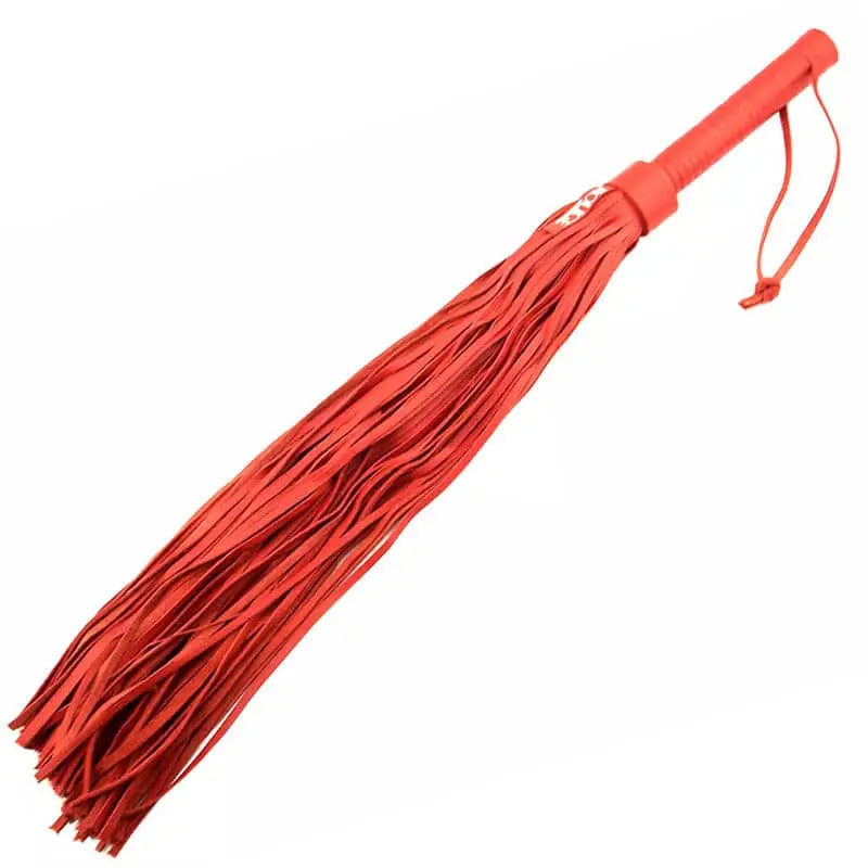 Rouge Garments Large Red Leather Flogger - Save 25% - Fast Shipping - Sale United Kingdom Stoke-on-trent
