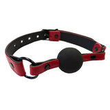 Rouge Garments Leather Croc Print Ball Gag - Save 20% - Fast Shipping - Sale United Kingdom Stoke-on-trent