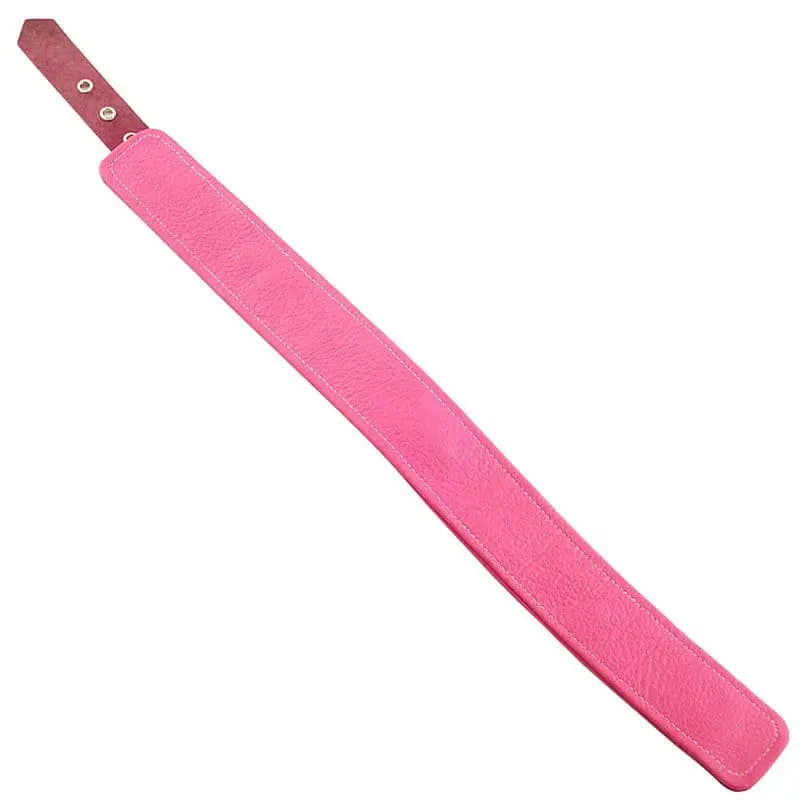 Rouge Garments Plain Pink Leather Collar - Save 30% - Fast Shipping - Sale United Kingdom Stoke-on-trent