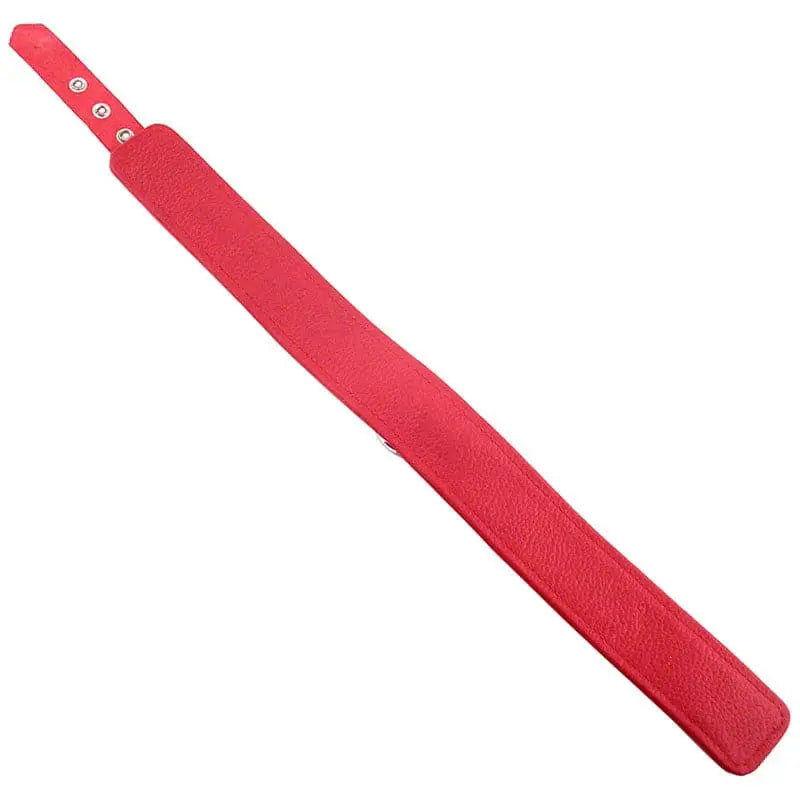 Rouge Garments Plain Red Leather Collar - Save 30% - Fast Shipping - Sale United Kingdom Stoke-on-trent