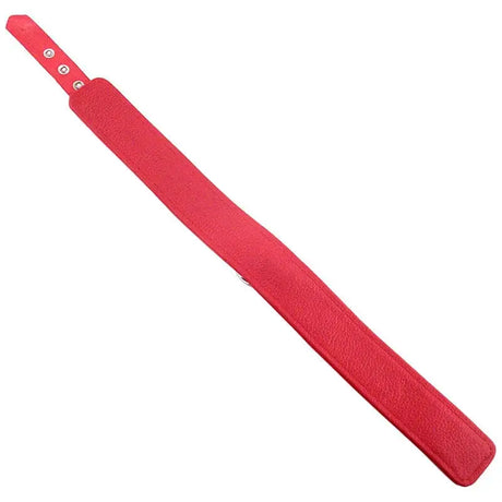 Rouge Garments Plain Red Leather Collar - Save 30% - Fast Shipping - Sale United Kingdom Stoke-on-trent