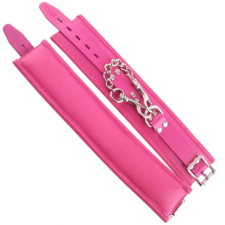 Rouge Garments Wrist Cuffs Padded Pink - Save 30% - Fast Shipping - Sale United Kingdom Stoke-on-trent