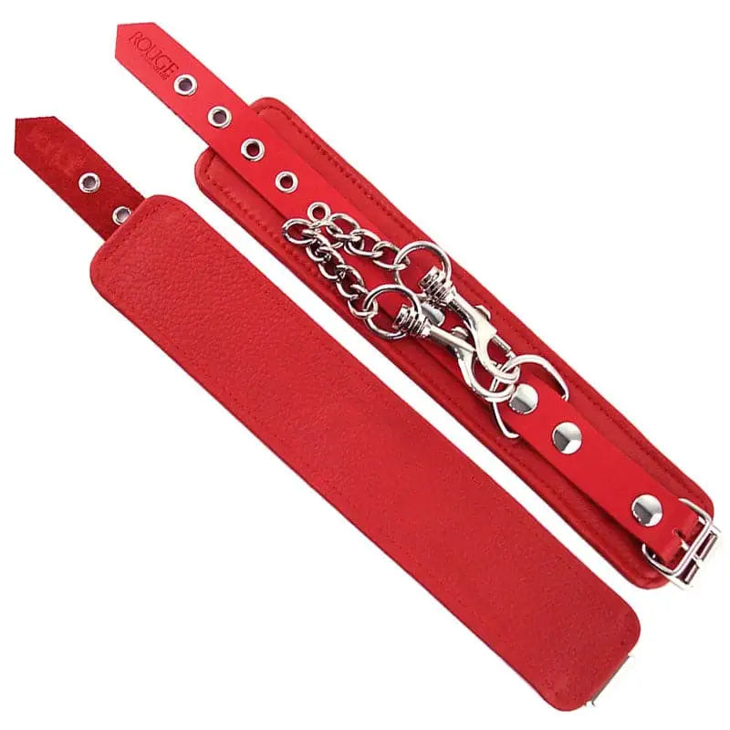 Rouge Garments Wrist Cuffs Red - Save 30% - Fast Shipping - Sale United Kingdom Stoke-on-trent