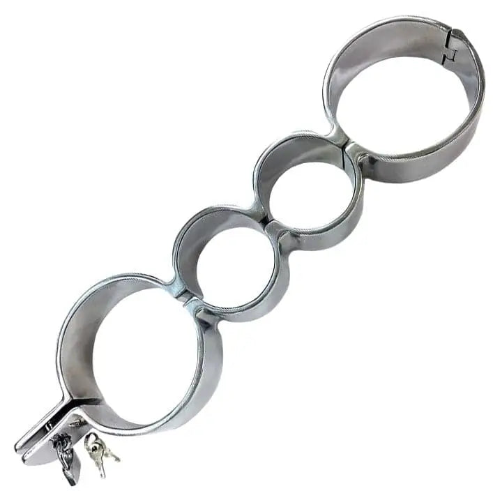 Rouge Stainless Steel Heavy Metal Wrist and Ankle Binder - Save 30% - Fast - Sale United Kingdom Stoke-on-trent