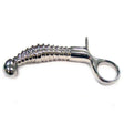 Rouge Stainless Steel Ribbed Anal Probe with Handle - Save 25% - with - Fast Shipping - Sale United Kingdom Stoke-on-trent