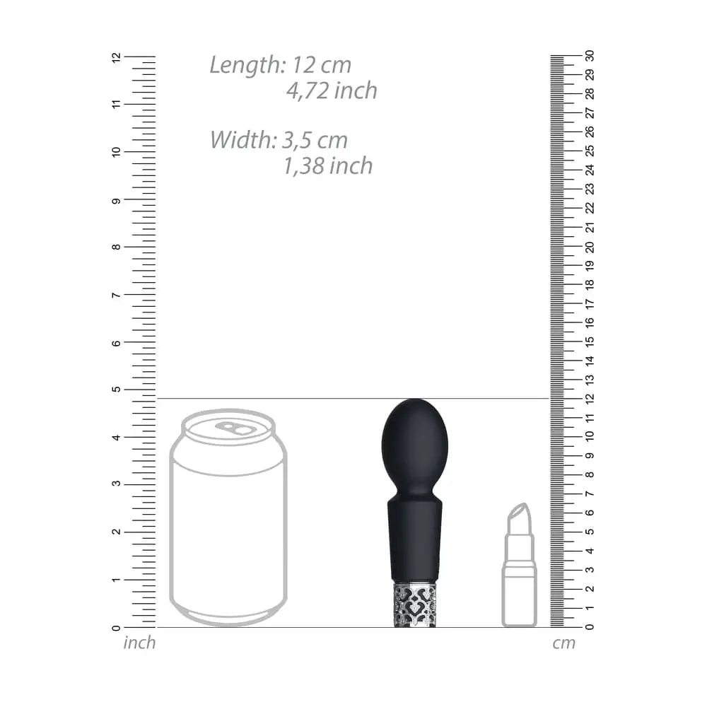 Royal Gems Brilliant Rechargeable Bullet Black - Save 30% - Fast Shipping - Vibrator United Kingdom Stoke-on-trent