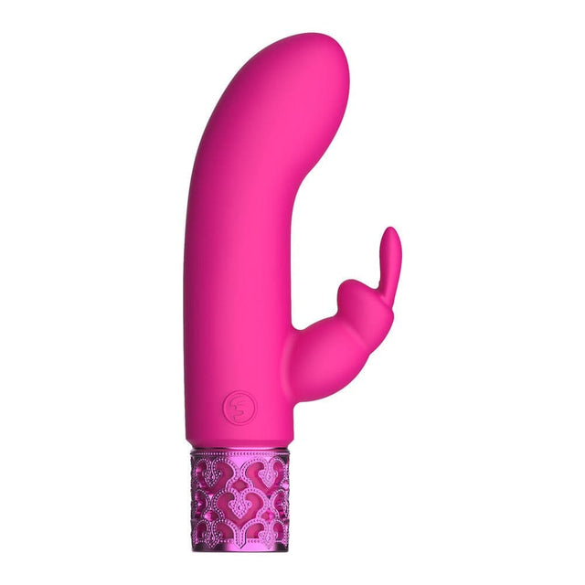 Royal Gems Dazzling Rechargeable Rabbit Bullet Pink - Save 30% - Vibrator