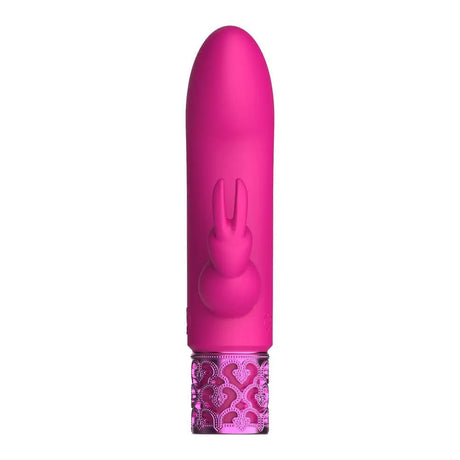 Royal Gems Dazzling Rechargeable Rabbit Bullet Pink - Save 30% - Fast Shipping - Vibrator United Kingdom Stoke-on-trent