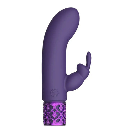 Royal Gems Dazzling Rechargeable Rabbit Bullet Purple - Save 30% - Fast Shipping - Vibrator United Kingdom Stoke-on-trent