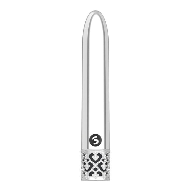 Royal Gems Shiny Rechargeable Bullet Silver - Save 25% - Vibrator
